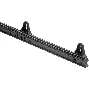 Comunello Rack NYLON 2AG-261 – Пластмасова зъбна рейка 1 m за плъзгащи врати до 800 kg