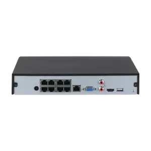 8 канално nvr записващо устройство dahua nvr4108hs 8p ei