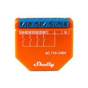Четворно wi fi реле shelly plus i4