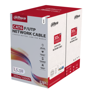 ftp кабел dahua cat6 pfm923i 6fn cd 305м бял