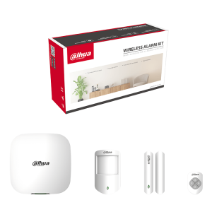 Комплект безжична алармена система dahua art arc3800h 03 w2 b wifi черна